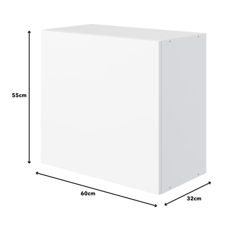 Væghængt Køkkenskab 60 cm Hvid