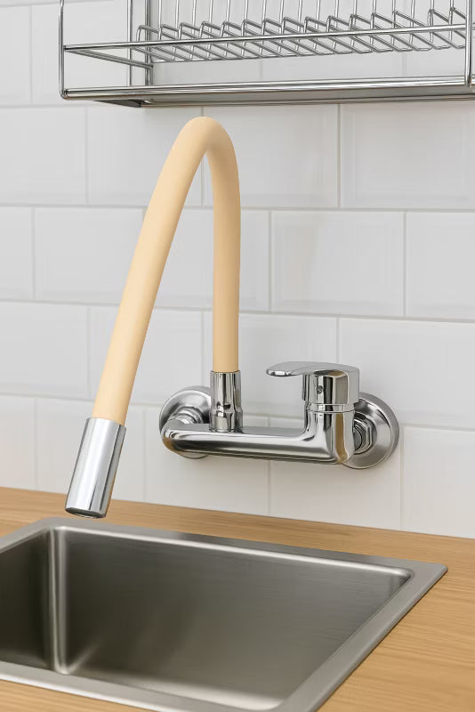 Væghængt Køkkenarmatur Tyria 150 mm Beige