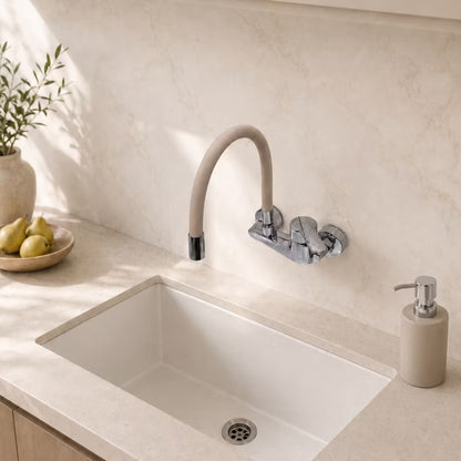 Væghængt Køkkenarmatur Tyria 150 mm Beige