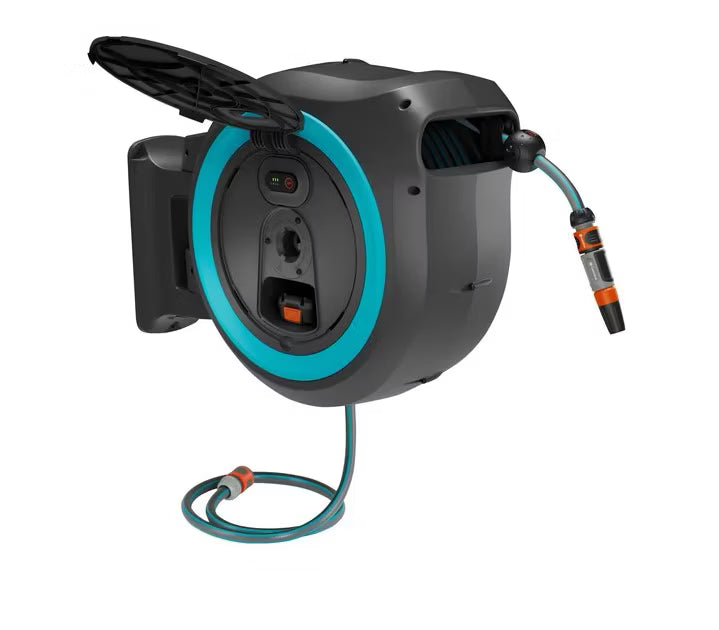 Væghængt Slangeboks PowerRoll XL 35 m Batteridrevet