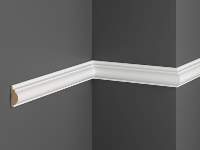 Væglister Elegant 40x16 mm 275 cm Hvid
