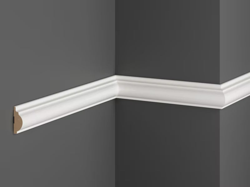 Væglister Elegant 40x16 mm 275 cm Hvid