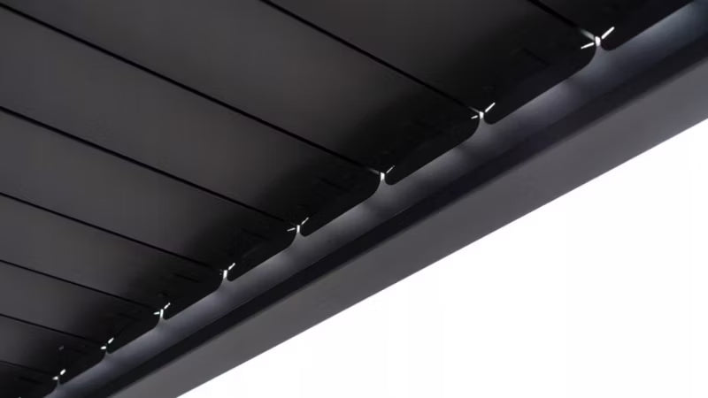 Vægmonteret Pergola 3x3 m Antracitgrå