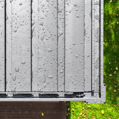 Vægmonteret Pergola 3x3 m Antracitgrå