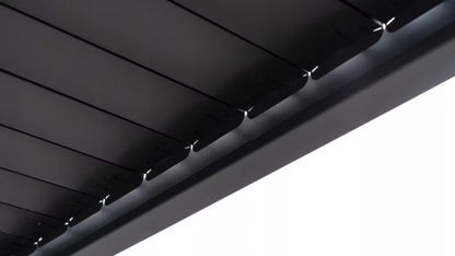 Vægmonteret Pergola 3x3 m Antracitgrå