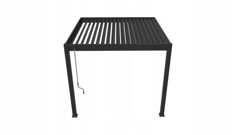 Vægmonteret Pergola Elegance Wall 3x3 m Antracit