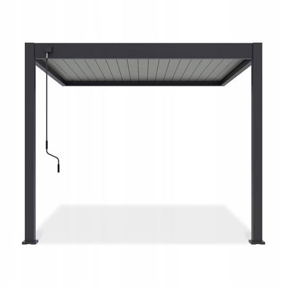 Vægmonteret Pergola Elegance Wall 3x3 m Antracit