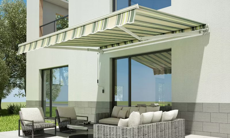 Vægmonteret Terrassemarkise 295x250 cm Beige