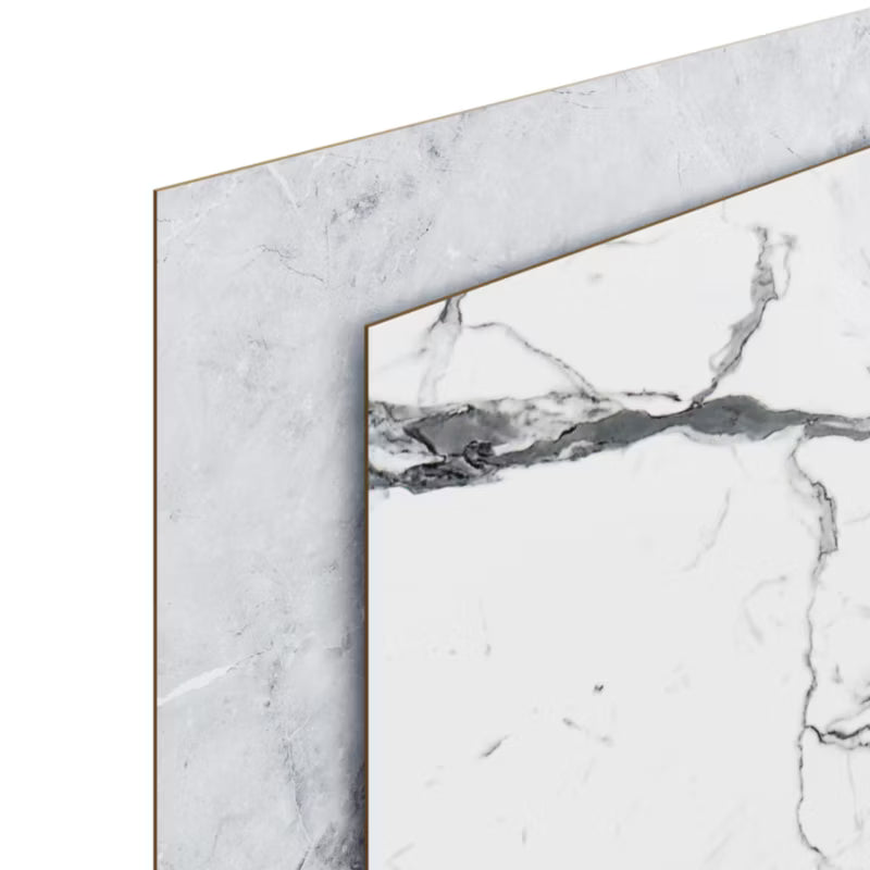 Vægpanel Neutral Statuario 60x300 cm Marmor Hvid
