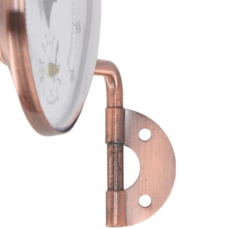 Vægtermometer Udendørs 17,7x13 cm Metal med Hygrometer