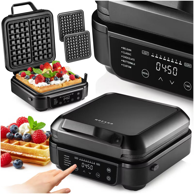 Vaffeljern Genius PRO 1500W Sort