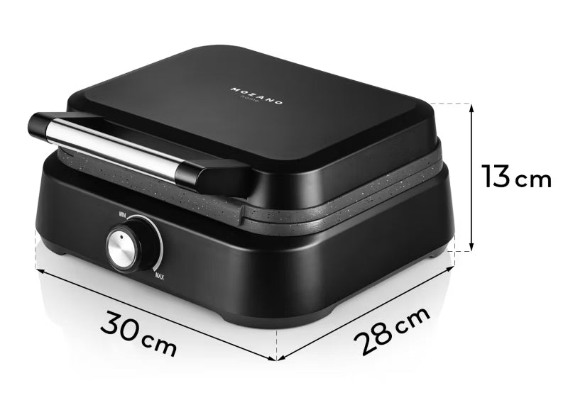 Vaffeljern Smart 1500W Sort