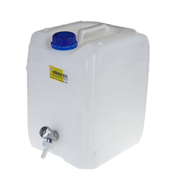 Vanddunk 20 Liter Hvid med Hane