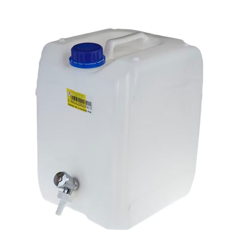 Vanddunk 20 Liter Hvid med Hane