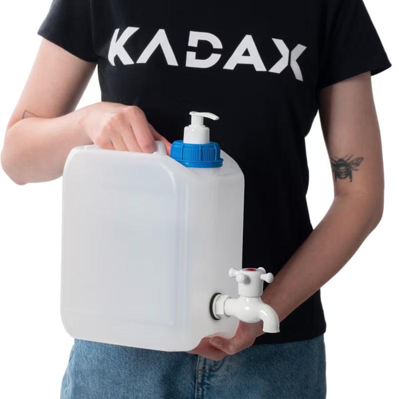 Vanddunk med Hane og Sæbedispenser 5 Liter