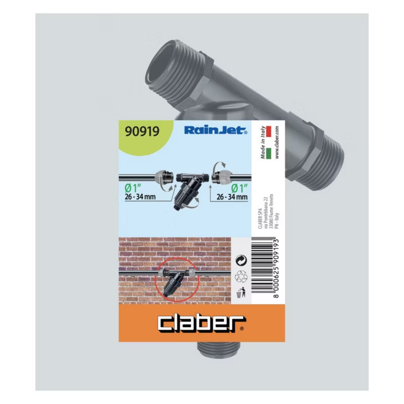 Vandfilter 1" x 1" Rainjet 120 mm