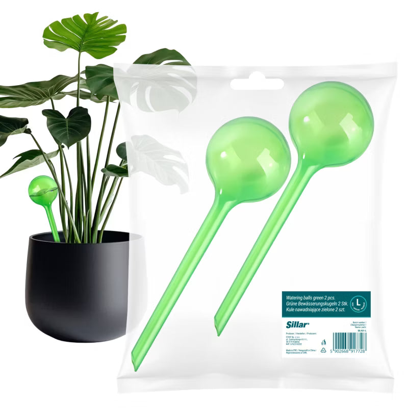 Vandingskugler 24 cm 250 ml Grøn 2 Stk