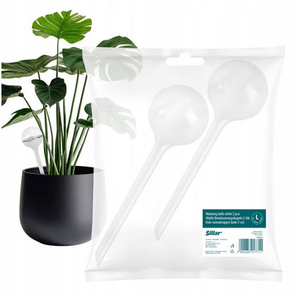 Vandingskugler 24 cm 250 ml Hvid 2 Stk