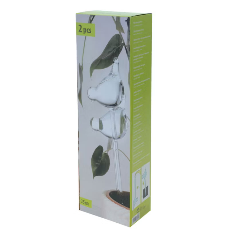 Vandingskugler Fugle 40 cm Transparent Glas 2 Stk