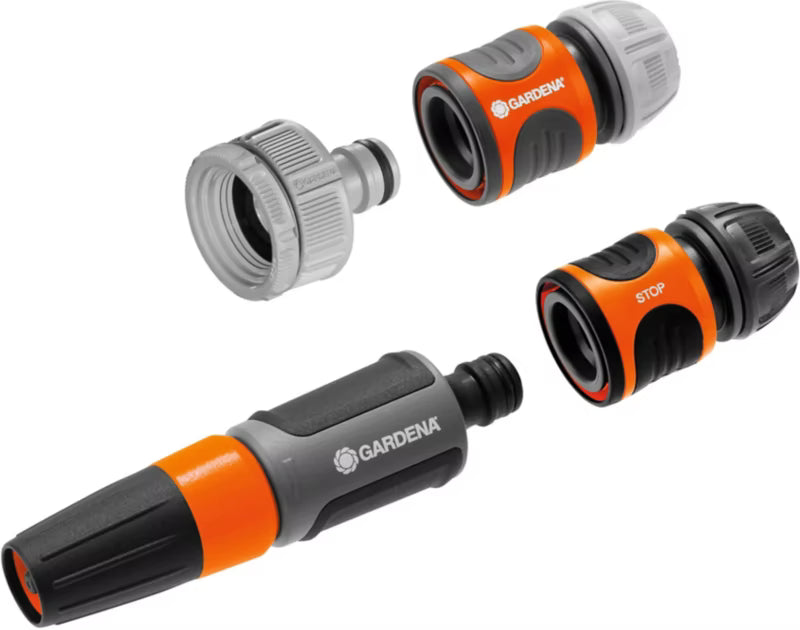 Vandingssæt 1/2" - 5/8" Orange og Grå