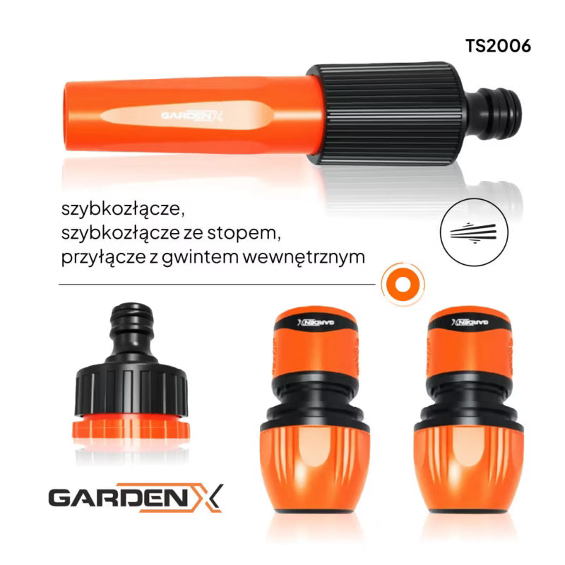 Vandingssæt TS2006 1/2" og 3/4" Orange