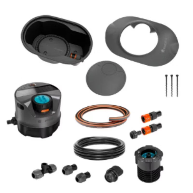 Vandingssystem AquaPrecise Solardrevet 20-320 m² Sort