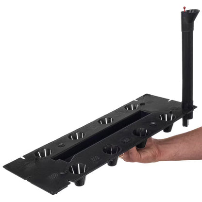Vandingssystem Rektangulær 50,5x18x30 cm Sort