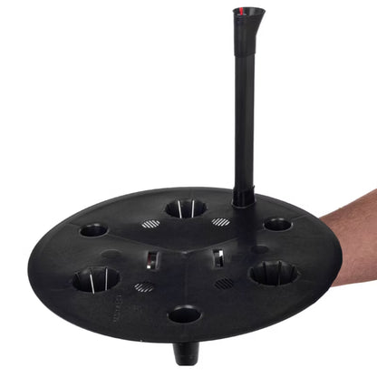 Vandingssystem Rund 34x28 cm Sort