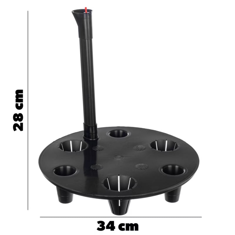 Vandingssystem Rund 34x28 cm Sort