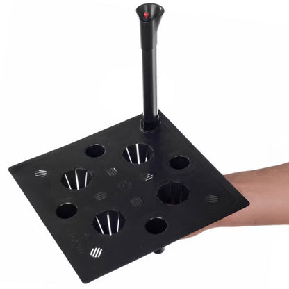 Vandingssystem til Krukker 19x17 cm Firkantet Sort