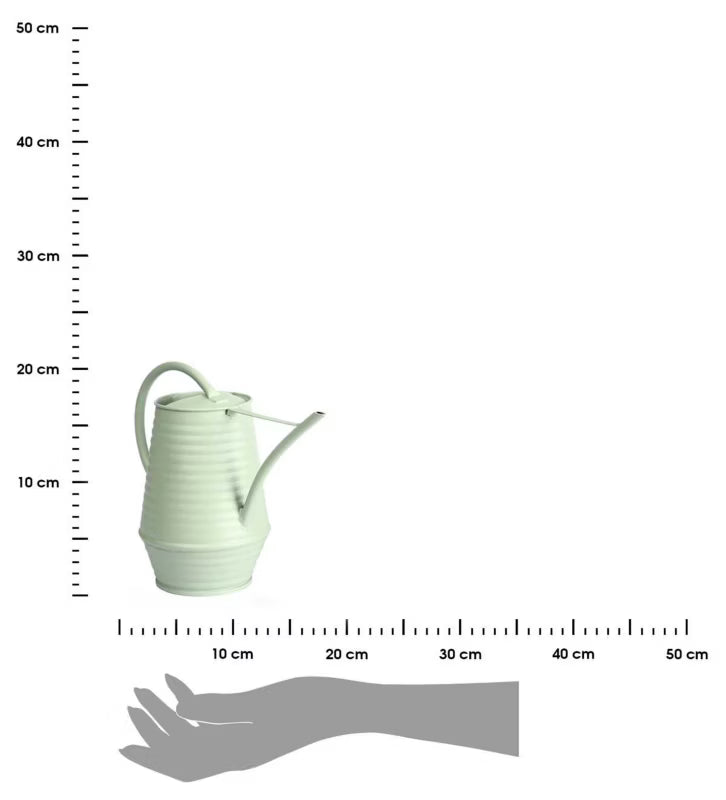 Vandkande 1 Liter Lysegrøn Stål