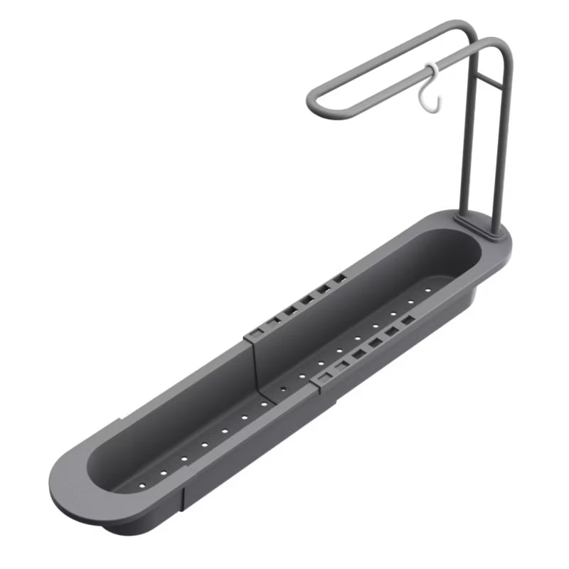 Vaskearrangør Justerbar 35,8-49,6 cm Grå