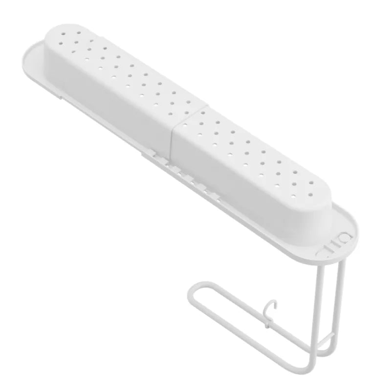Vaskearrangør Justerbar 35,8-49,6 cm Hvid