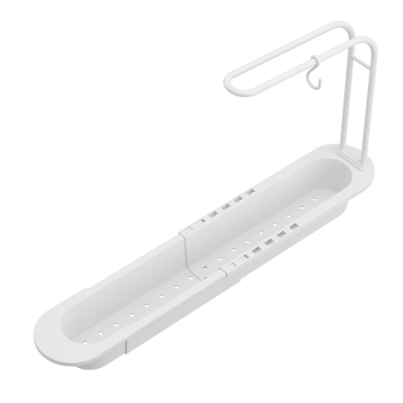 Vaskearrangør Justerbar 35,8-49,6 cm Hvid