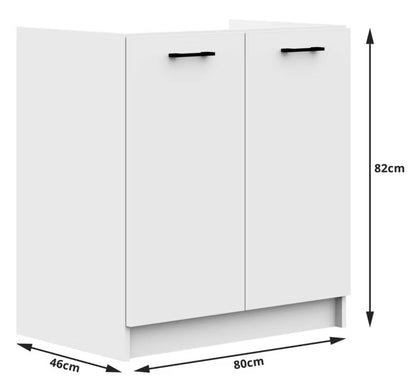 Vaskeskab Oliwia 80x46 cm Hvid Mat