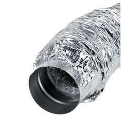Ventilationskanal med Lyddæmper Ø150 mm 50 cm