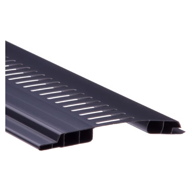 Ventilationsliste PVC 10x300 cm Grafit