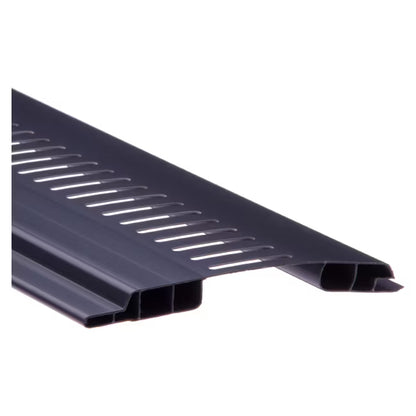 Ventilationsliste PVC 10x300 cm Grafit