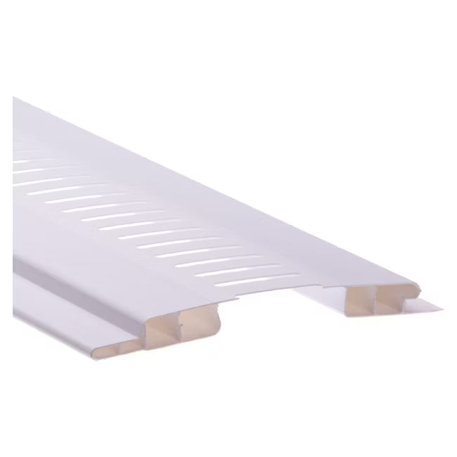 Ventilationspanel 10,7 cm x 3 m Hvid PVC