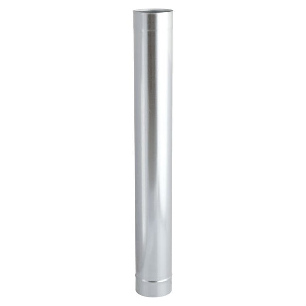 Ventilationsrør Lige Galvaniseret RP120 1 m