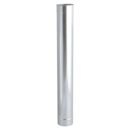 Ventilationsrør Lige Galvaniseret RP120 1 m