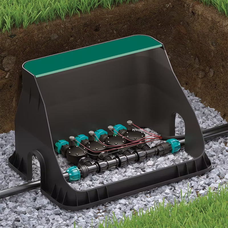 Ventilbrønd Rektangulær 47x34 cm Grøn