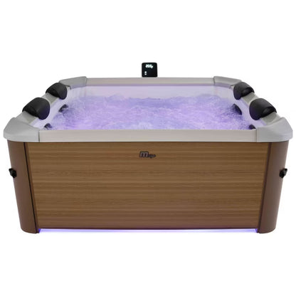 Vildmarksbad 160x160 cm LED WiFi 6 Personer