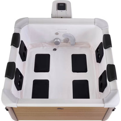 Vildmarksbad 160x160 cm LED WiFi 6 Personer