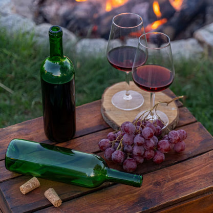 Vinflasker 750 ml Olivengrøn 8 Stk.