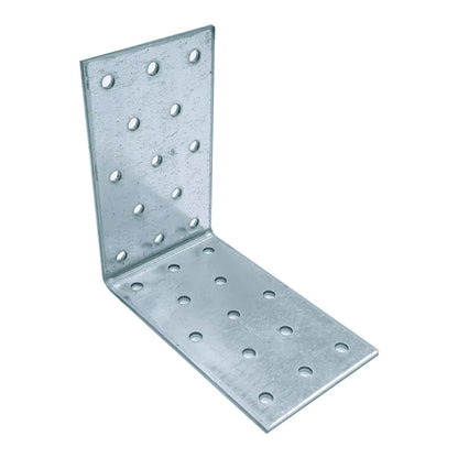 Vinkelbeslag 100x100x60 mm Galvaniseret Stål