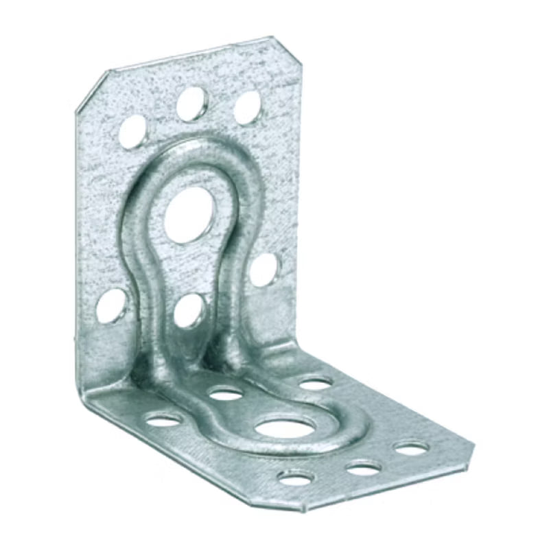 Vinkelbeslag 47x47x37 mm Galvaniseret Stål