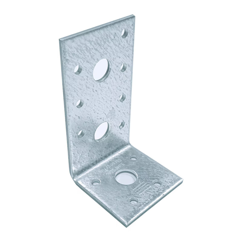 Vinkelbeslag 90x48x48 mm Galvaniseret Stål