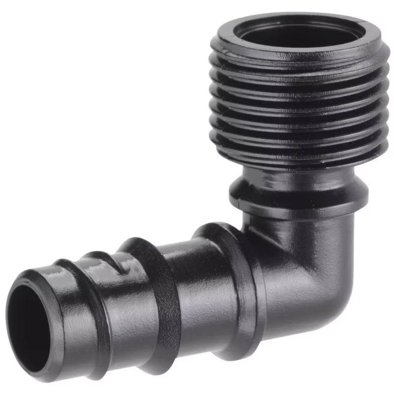 Vinkelkobling 1/2" Udvendigt Gevind 2 Stk.