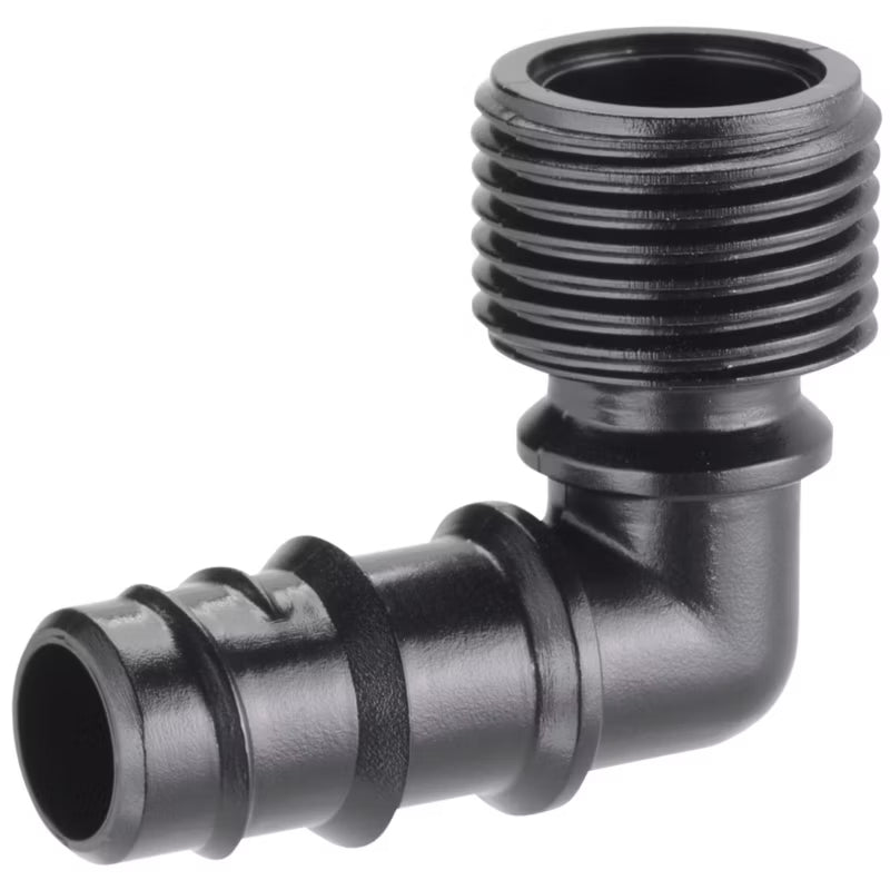 Vinkelkobling 1/2" Udvendigt Gevind 2 Stk.